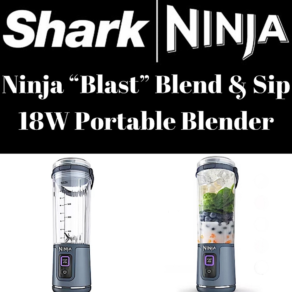 ✨Shark/Ninja - Ninja “Blast” 18W Portable Blender✨